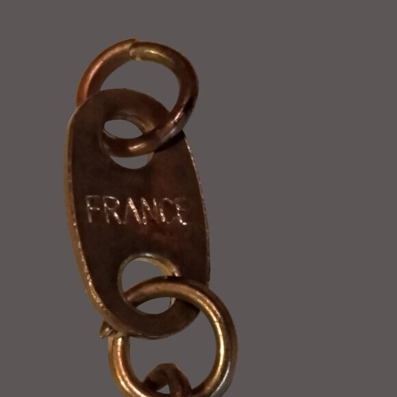 Eiffel Tower Pendant Charm Mini Figure Souvenir Paris France Gold Tone Metal - Picture 7 of 7